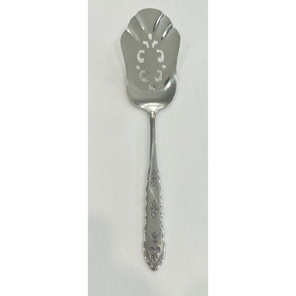 Oneida Pie Server FLORAL‎ BOUQUET Stainless Distinction Silverware Flatware